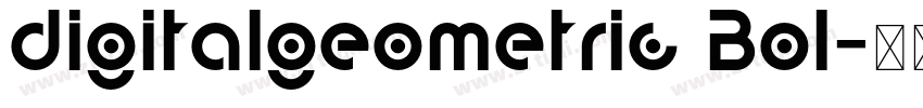 digitalgeometric Bol字体转换